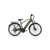 Electric Bike JASION EB5 Roamer - Motor 500W  Battery 48V10AH 26 Inch Mechanical disc brake - Green